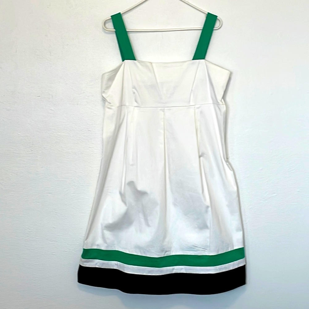 Size 16, sleeveless, knee length cotton dress